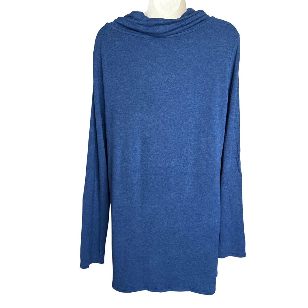 Magnolia Grace Paedia Tulip Hem Cowl Neck French Terry Knit Tunic L NWT - Picture 5 of 8
